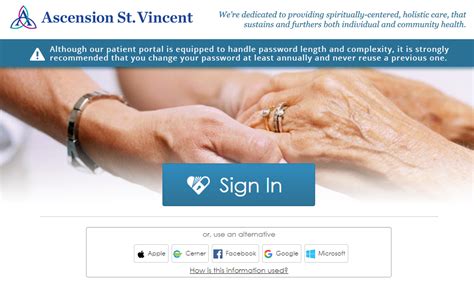 patient portal st vincent's